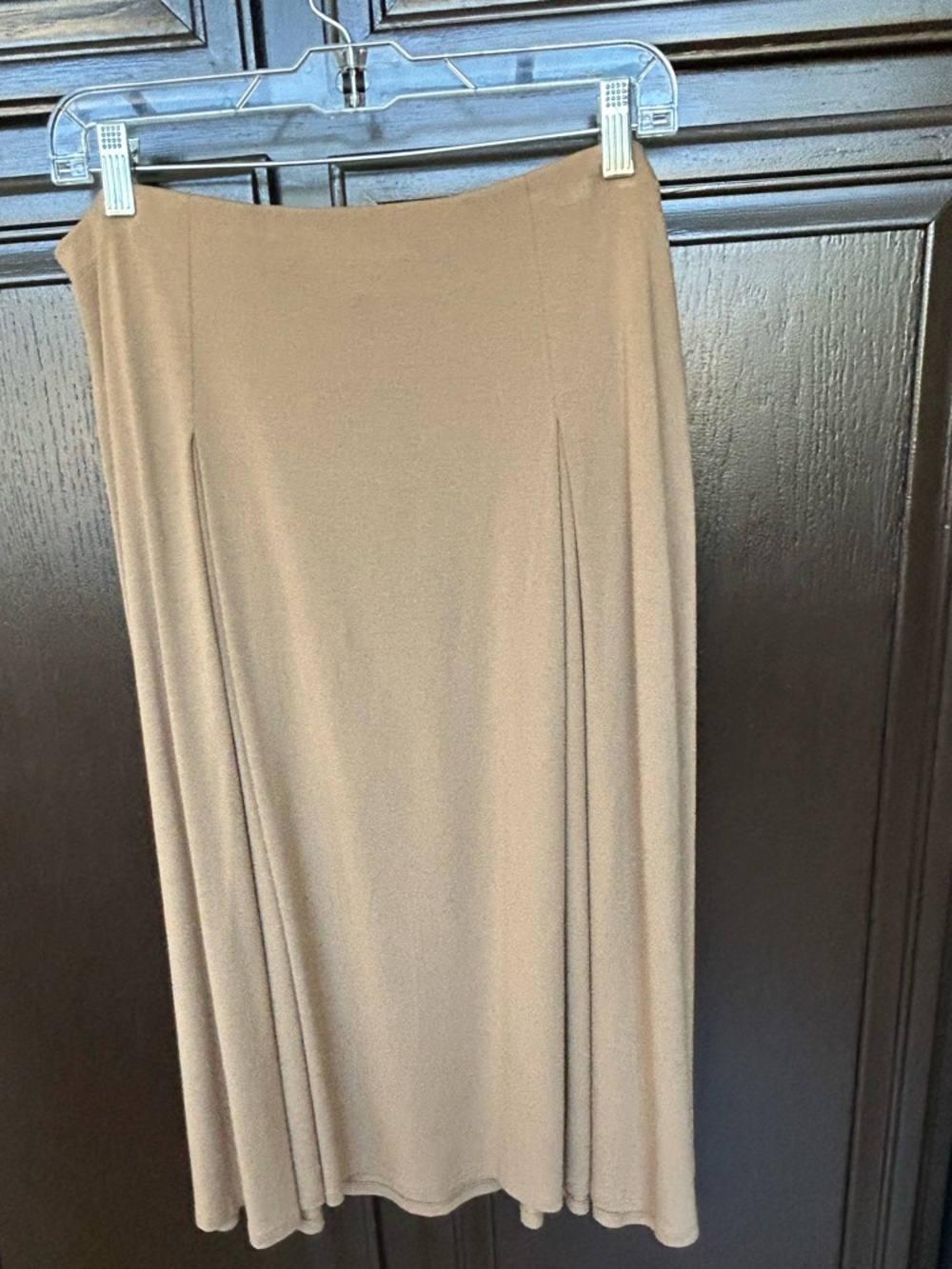 JJill Wearever Collection camel color pull-on skirt. Size Medium